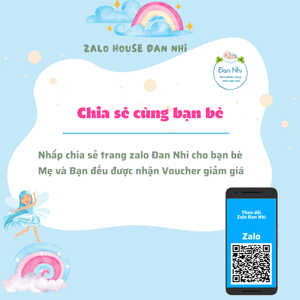 Nhấn "Gửi cho bạn" để chia sẻ trang Zalo Đan Nhi