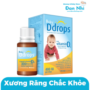 Baby Ddrops Vitamin D3 400IU Mỹ 60 Giọt