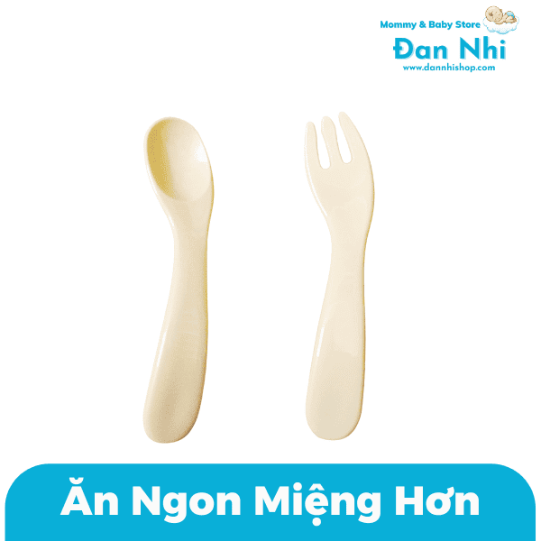 Bộ Chén Muỗng Ăn Dặm Trẻ Em Inochi Amori Chính Hãng - Ảnh 3