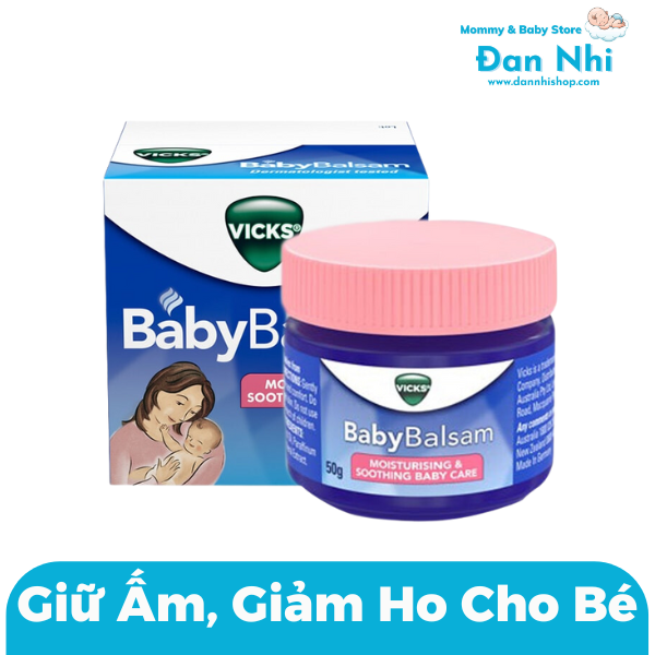 Dầu Bôi Vicks Baby Balsam Giữ Ấm Cho Bé 50G