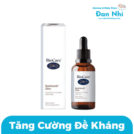 Kẽm Nước Biocare ZinC Anh 30ml Cho Bé