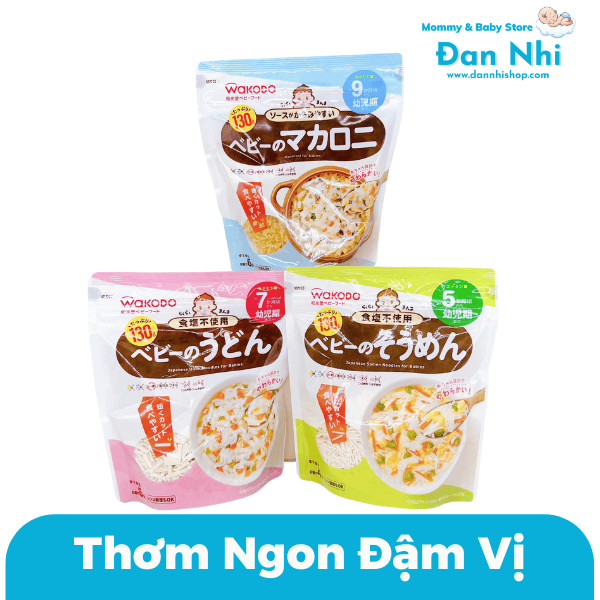 Mì/Nui WAKODO Ăn Dặm Nhật Bản 130G
