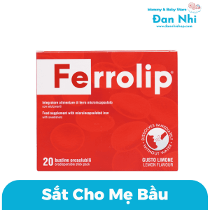 Sắt Sinh Học Ferrolip Cho Mẹ Bầu