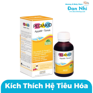 Siro Ăn Ngon Pediakid Appétit Tonus Pháp 125ml