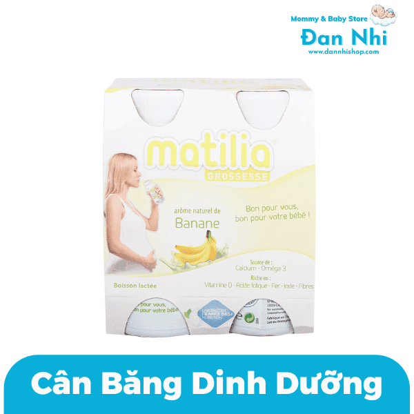Sữa Bầu Matilia Pháp Đủ Vị (Lốc 4 chai x 200ml) - Ảnh 2