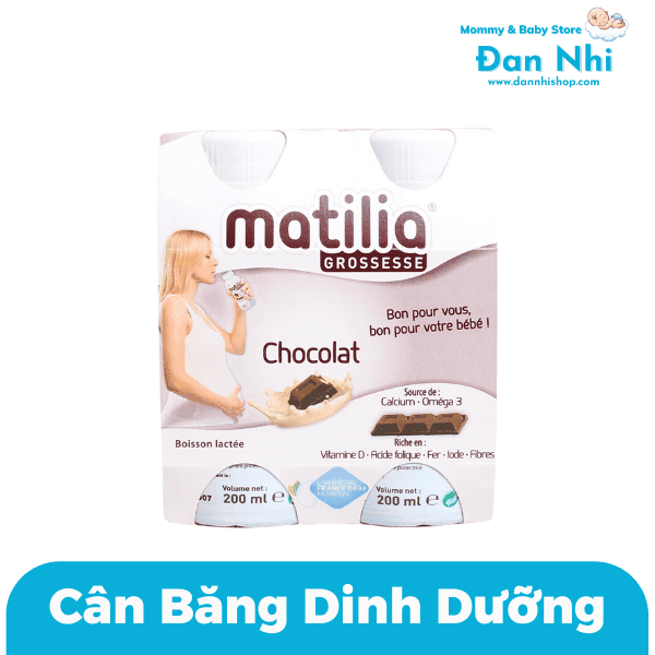 Sữa Bầu Matilia Pháp Đủ Vị (Lốc 4 chai x 200ml) - Ảnh 4