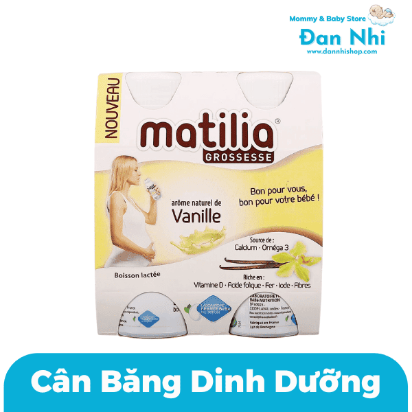 Sữa Bầu Matilia Pháp Đủ Vị (Lốc 4 chai x 200ml) - Ảnh 5