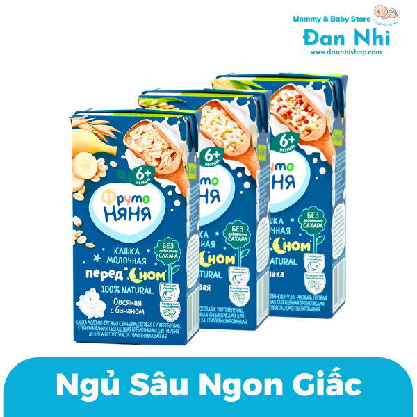 Sữa Đêm Fruto Nội Địa Nga Hộp 200ml Cho Bé Từ 6 Tháng