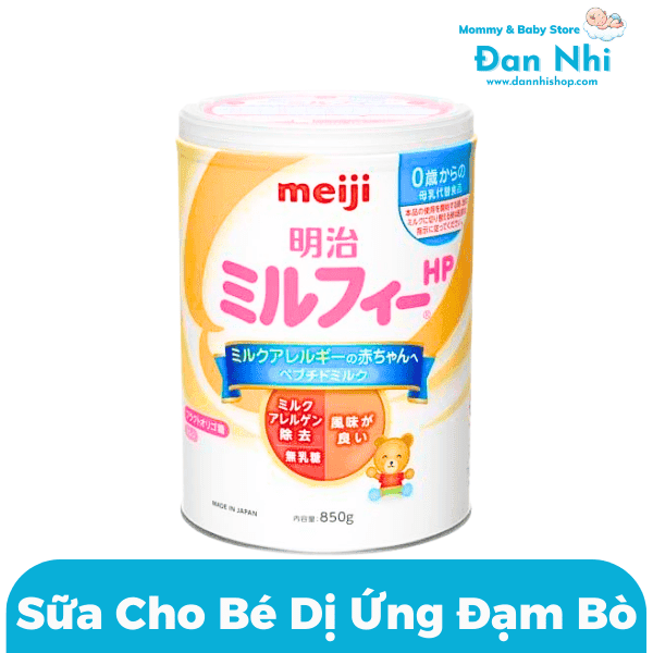 Sữa Meiji HP Dành Cho Bé Dị Ứng Đạm Sữa Bò Mẫu Mới