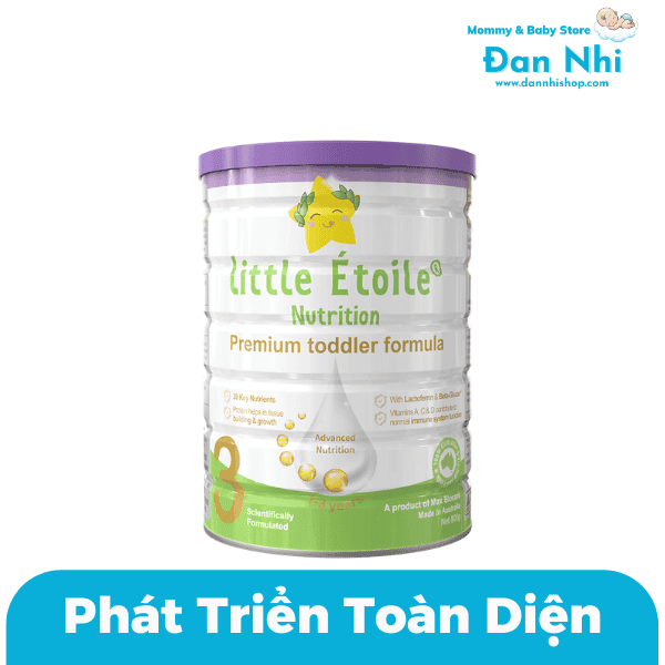 Sữa Ngôi Sao Nhỏ Úc Little Étoile Số 1,2,3,4 Lon 800g - Ảnh 4