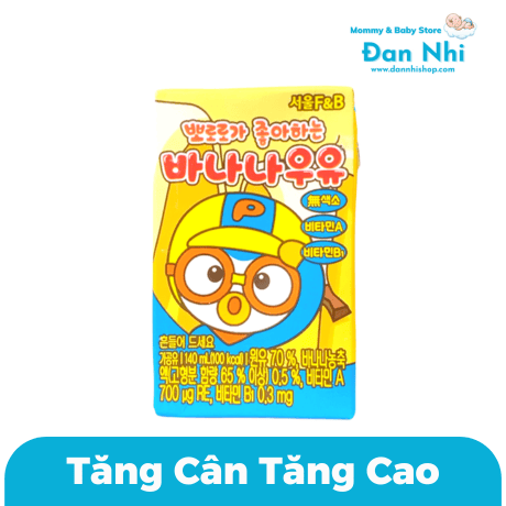 Sữa Nước Dinh Dưỡng Pororo F&B 140ml Hàn Quốc Cho Bé Từ 1 Tuổi - Ảnh 4