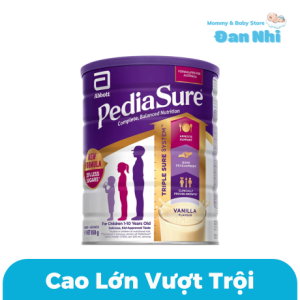 Sữa PediaSure Úc 850g Nắp Tím Mẫu Mới Cho Trẻ Từ 1 - 10 Tuổi