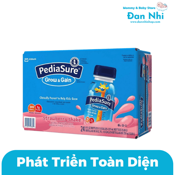 Sữa Pediasure Grow & Gain Mỹ Thùng 24 Chai - Ảnh 5