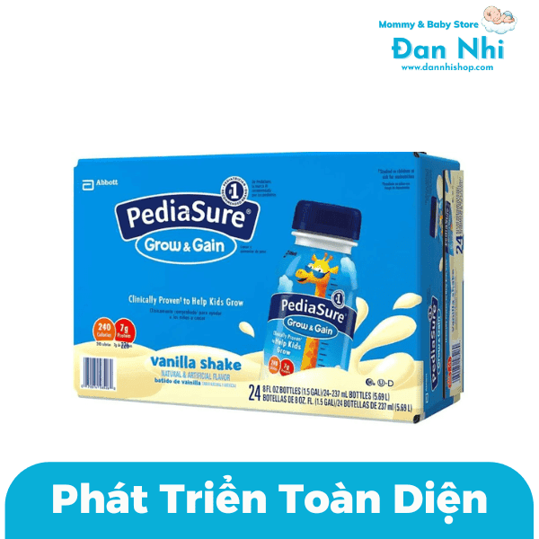 Sữa Pediasure Grow & Gain Mỹ Thùng 24 Chai - Ảnh 3
