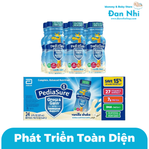 Sữa Pediasure Grow & Gain Mỹ Thùng 24 Chai