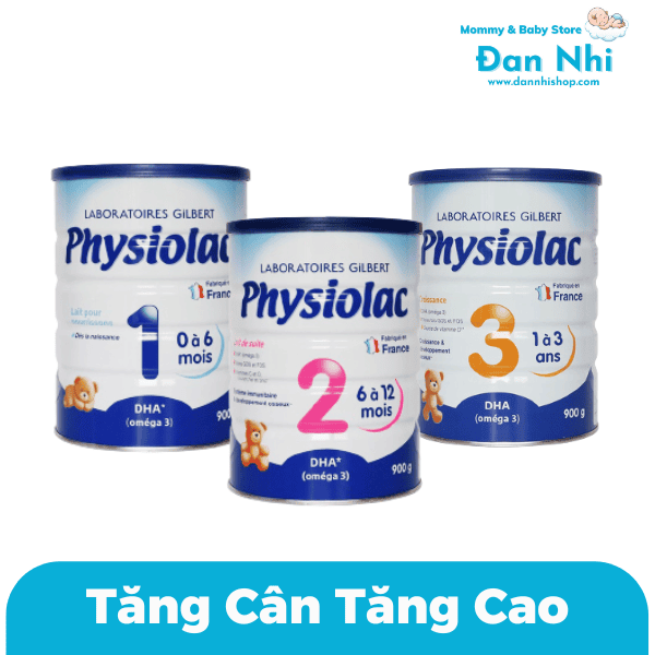 Sữa Physiolac số 1,2,3 Pháp Hộp 900g