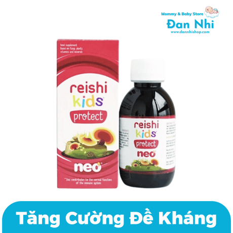 Tăng Đề Kháng Reishi Kids Protect Neo Kids 150ml Cho Bé Từ 06 Tháng Tuổi